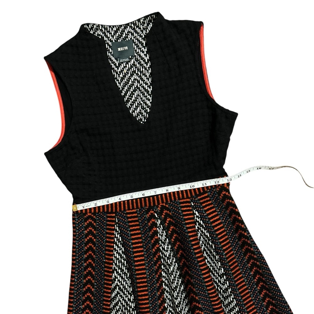 MAEVE ANTHROPOLOGIE NWT Sleeveless Textured Knit Fit & Flare Dress 4 - Picture 9 of 13